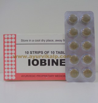 J & J Dechane, IOBINE, 100 Tablets, Cold And Allergies